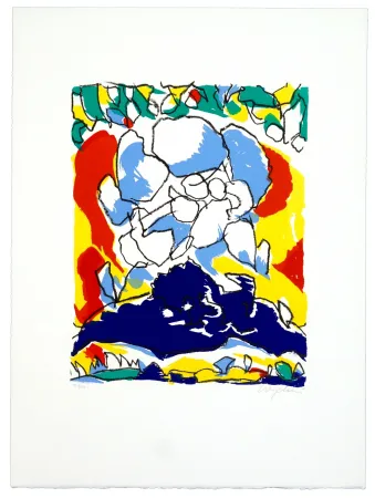 Litografía Wyckaert - Portrait de la femme d'A.pope