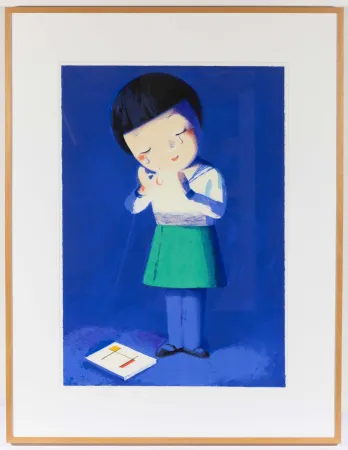 Litografía Ye - Crying Girl