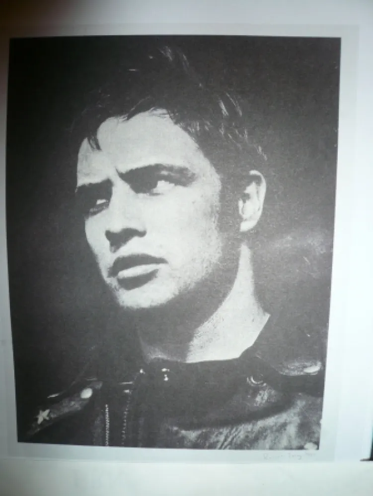 Serigrafía Young - Marlon Brando