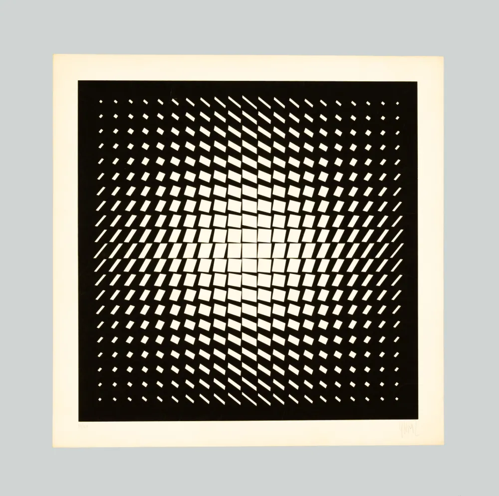 Serigrafía Yvaral - Composition