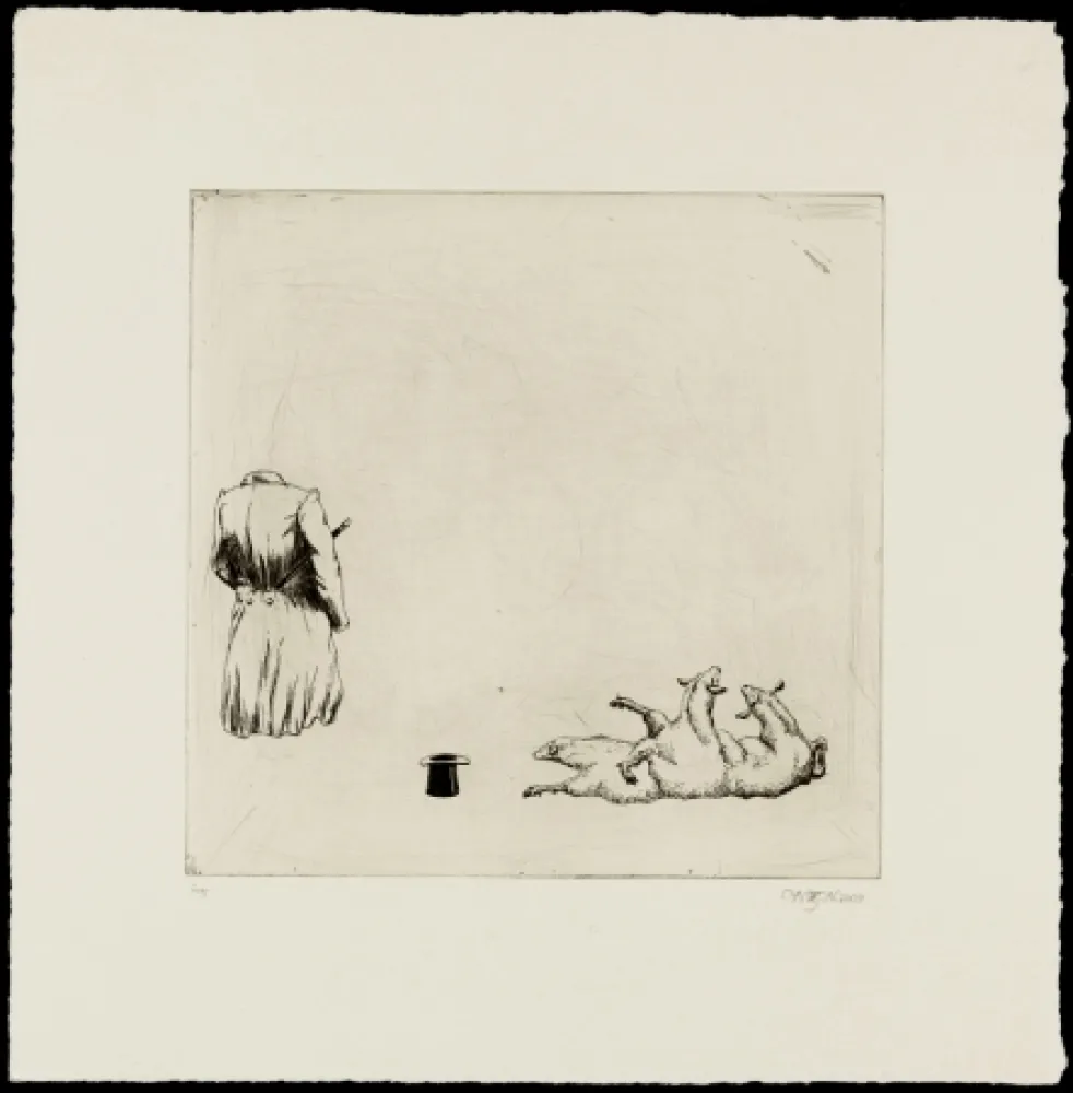 Aguafuerte Zaare-Nahandi - Sans titre