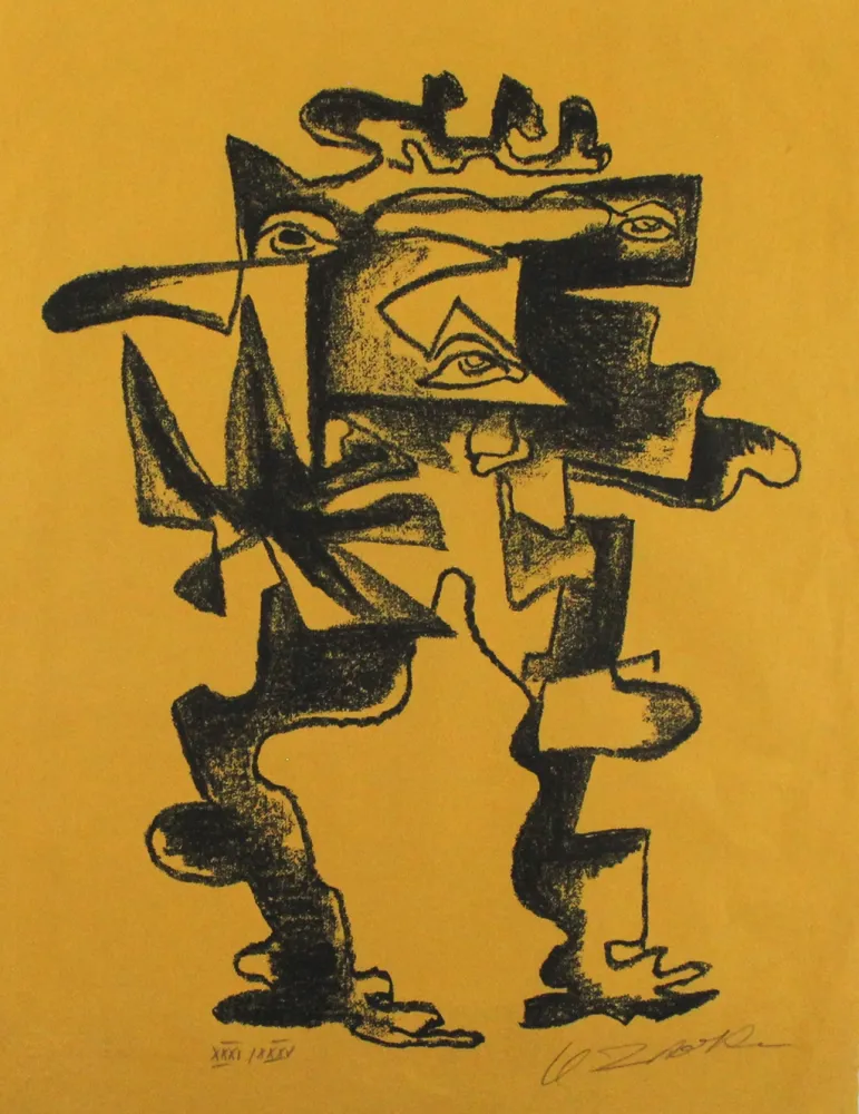 Litografía Zadkine - Le regard multiple