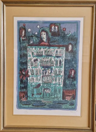 Litografía Zancanaro - Composizione