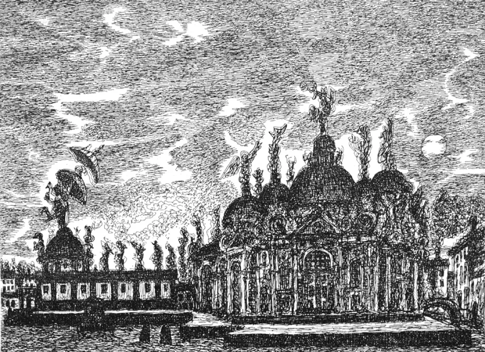 Aguafuerte Zancanaro - La Salute