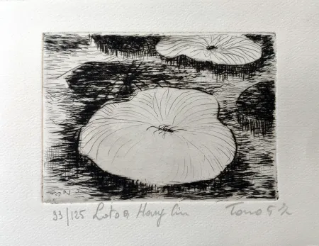 Aguafuerte Zancanaro - Loto a Hang-Cin