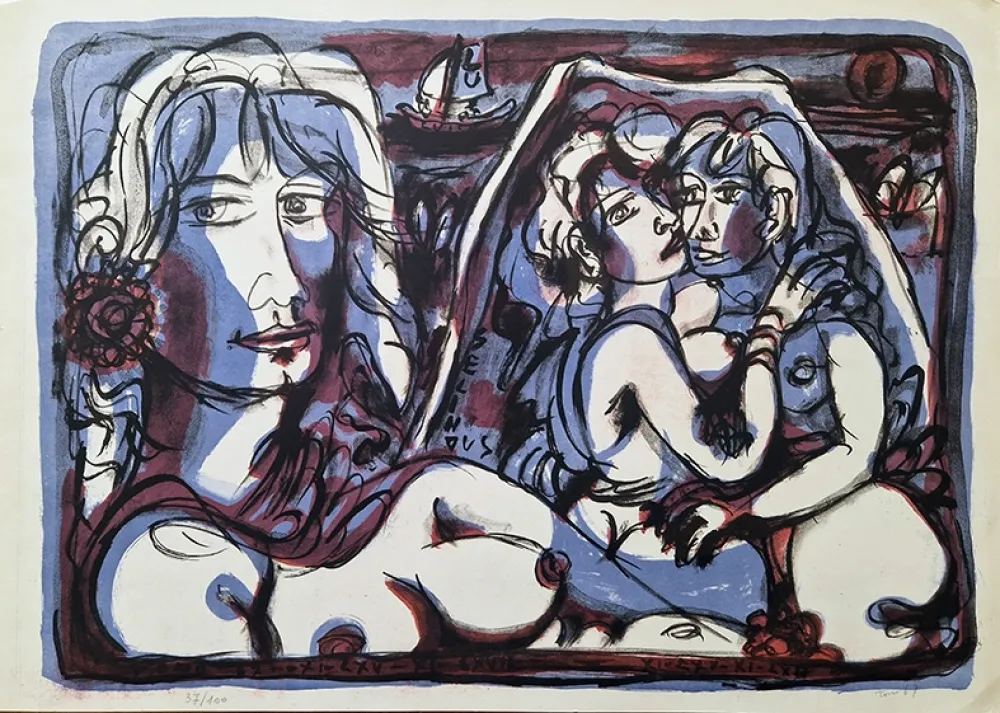 Litografía Zancanaro - Selinus