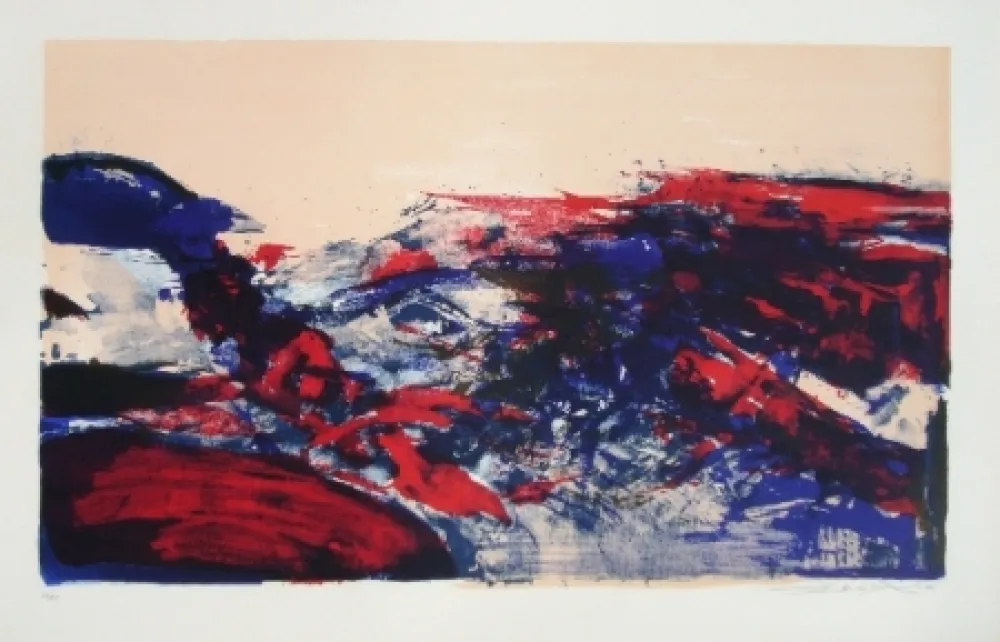 Litografía Zao - A la gloire de l'image 274