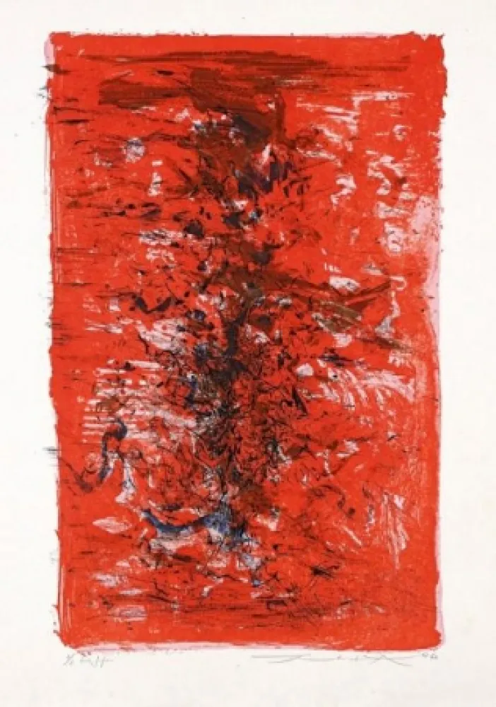 Litografía Zao - Composition 124