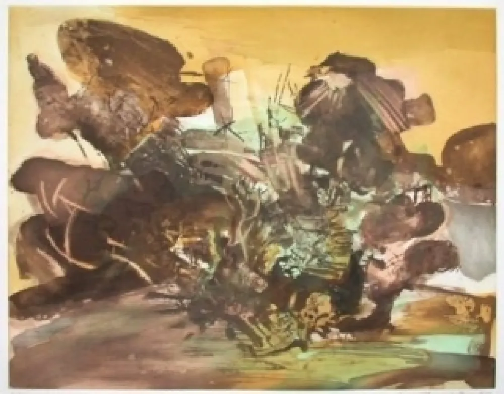 Aguafuerte Y Aguatinta Zao - Composition 262