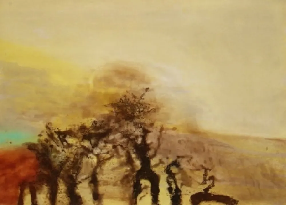 Aguafuerte Y Aguatinta Zao - Composition 339