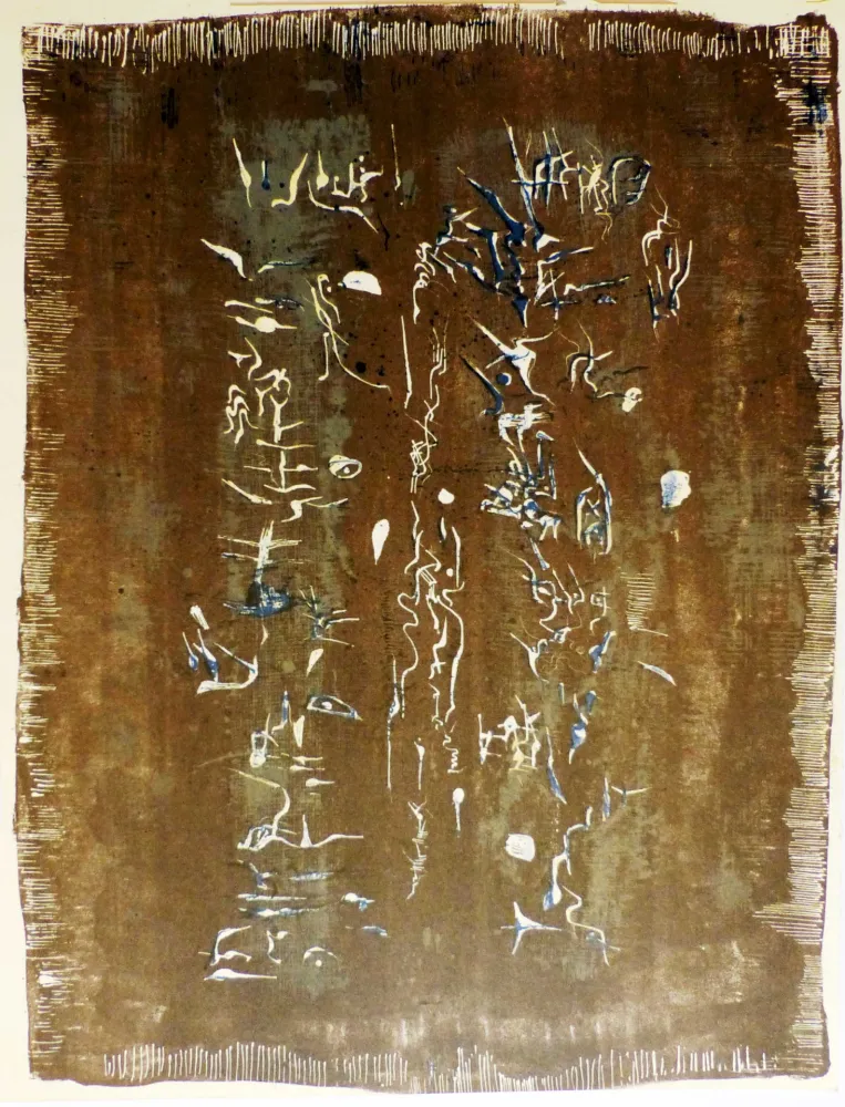 Litografía Zao - ECRITURE PLASTIQUE