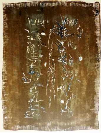 Litografía Zao - ECRITURE PLASTIQUE