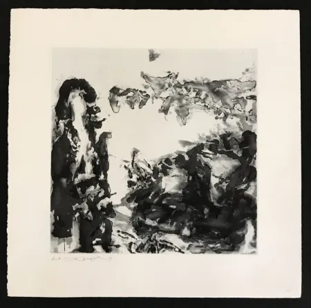 Aguafuerte Y Aguatinta Zao - Éloge des choses extrêmement légères (363)