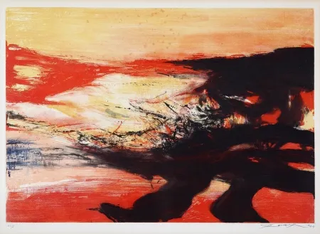 Aguafuerte Y Aguatinta Zao - Etching with Aquatinte 