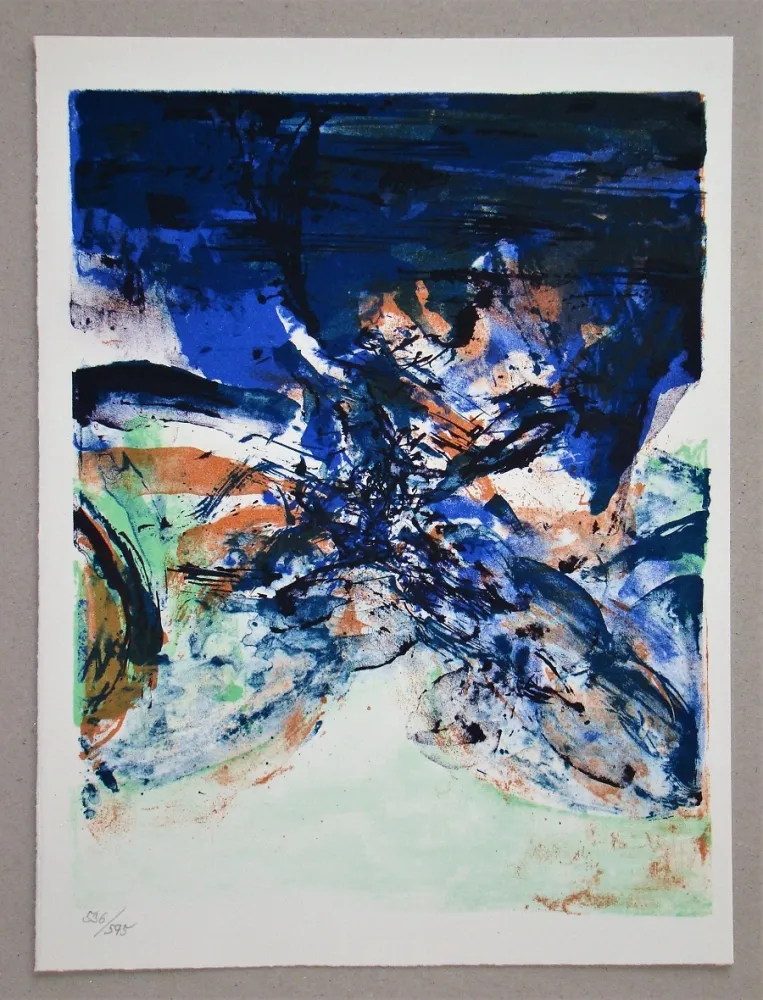 Litografía Zao - Hommage à San Lazzaro