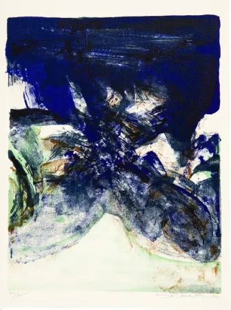 Litografía Zao - Hommage à San Lazzaro