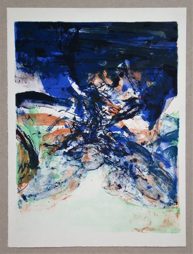 Litografía Zao - Hommage à San Lazzaro