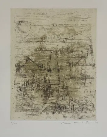 Aguafuerte Zao - L'Escalier 