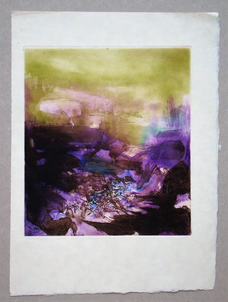 Aguafuerte Zao - L'Étang