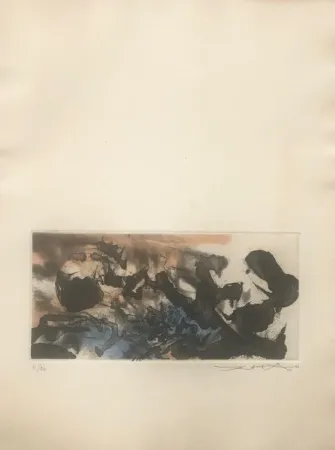 Aguafuerte Zao - L'étang