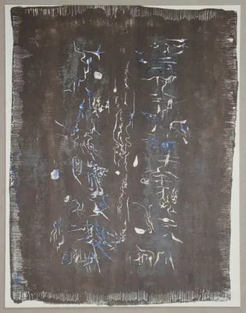 Litografía Zao - Lithographie originale pour XXe Siècle