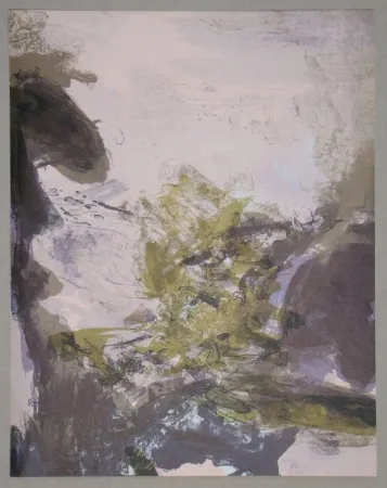 Litografía Zao - Lithographie pour XXe Siècle