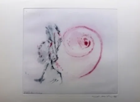 Aguafuerte Y Aguatinta Zao - Pour Henri Michaux