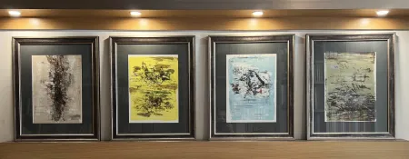 Litografía Zao - QUATRE LITHOGRAPHIES POUR LA TENTATION DE L'OCCIDENT (1962)