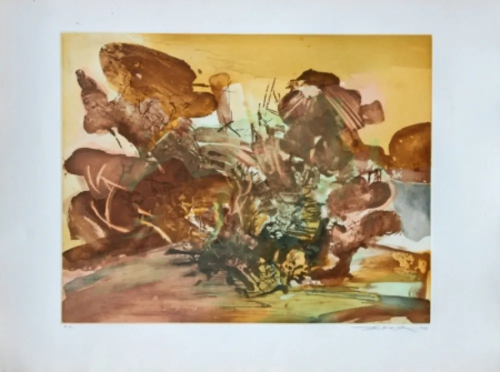 Aguafuerte Y Aguatinta Zao - Sans titre