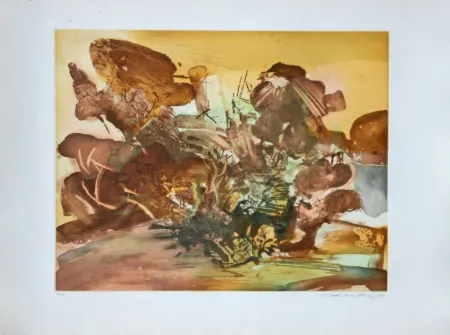 Aguafuerte Y Aguatinta Zao - Sans titre