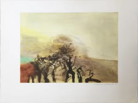 Aguatinta Zao - Sans titre