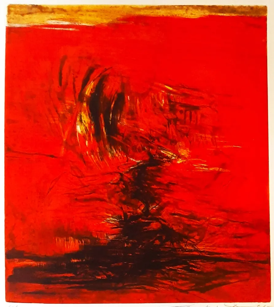 Aguafuerte Y Aguatinta Zao - Untitled