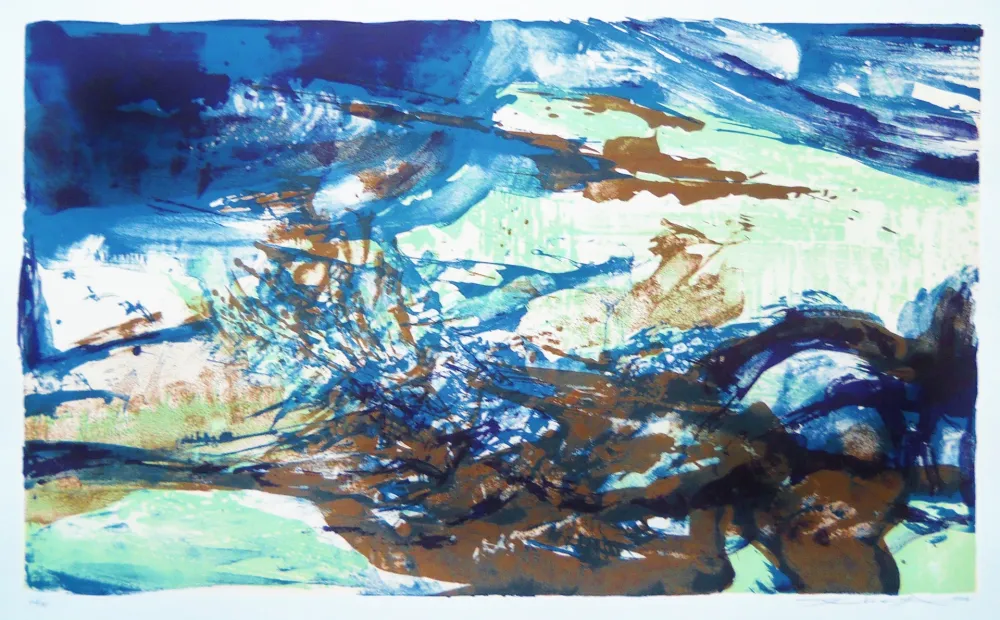 Litografía Zao - Untitled