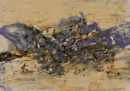 Litografía Zao - Untitled (A. 390)