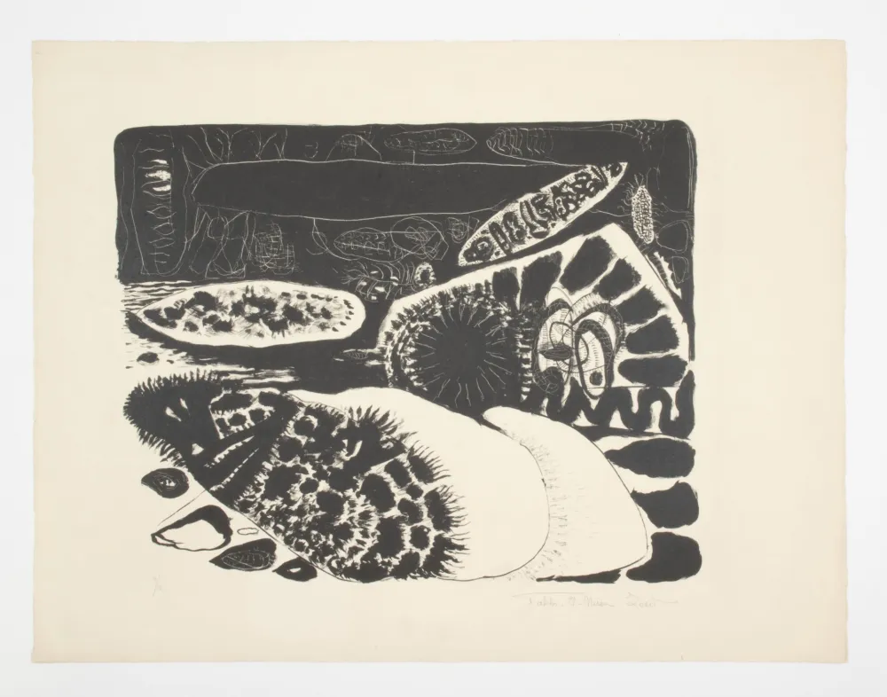 Litografía Zeid - Sans titre. Untitled.