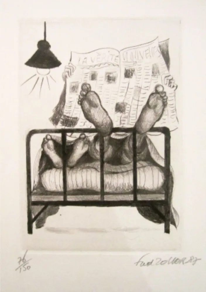 Litografía Zeller - La vérité, nouvelles