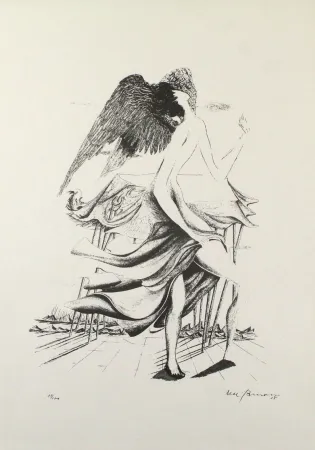 Litografía Zimmermann - Durch ein Nadelöhr IV / Through a Needle's Eye IV