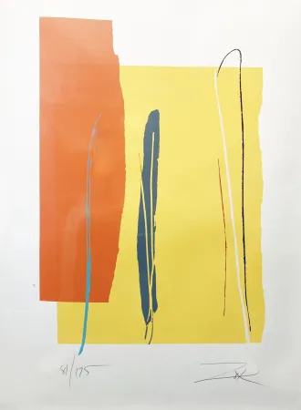 Linograbado Zox - Untitled 3 from Niagara Series