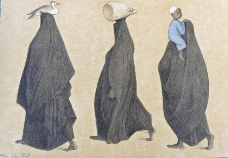 Litografía Zuniga - Impressions of Egipto (Egypt) plate 10