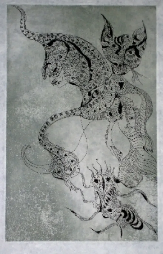 Aguafuerte Y Aguatinta Zurn - Oracles et spectacles (2)