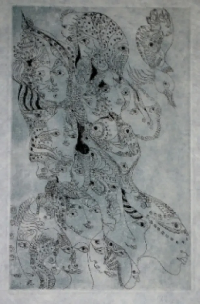 Grabado Zurn - Oracles et spectacles