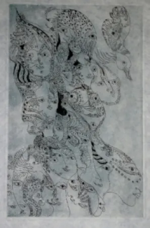 Grabado Zurn - Oracles et spectacles