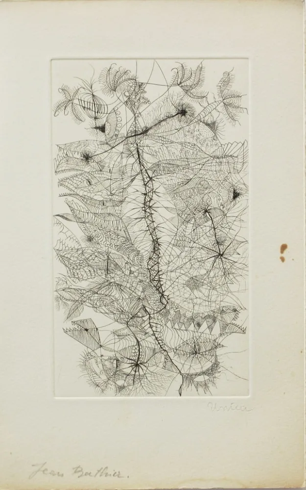 Aguafuerte Zurn - Sans titre