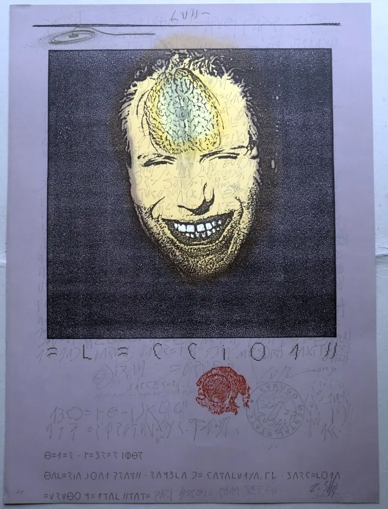 Litografía Zush - A.L. Galería Joan Prats