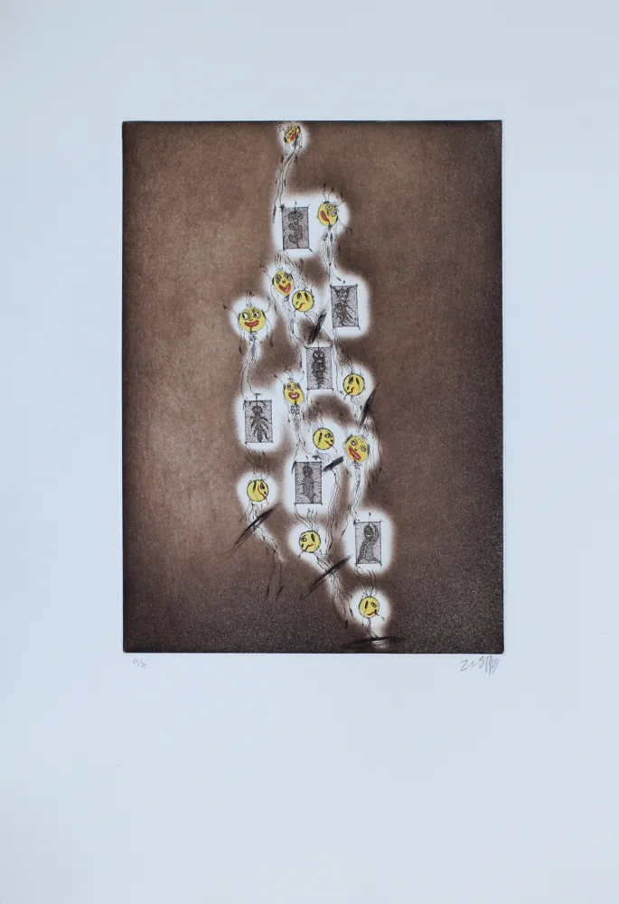 Aguafuerte Y Aguatinta Zush - Dosuneros