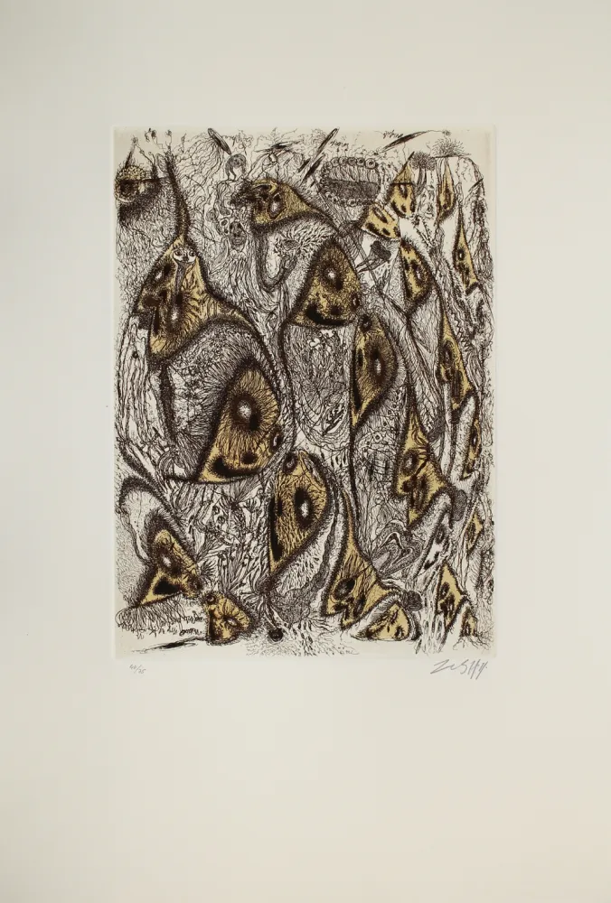 Aguafuerte Y Aguatinta Zush - Omolas