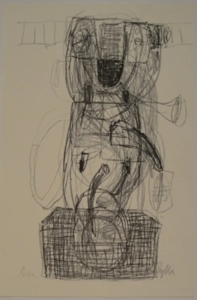 Litografía Zylla - Untitled